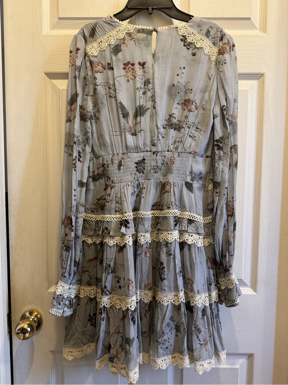 AllSaints Zora Ruffled Woven Mini Dress - Picture 12 of 12